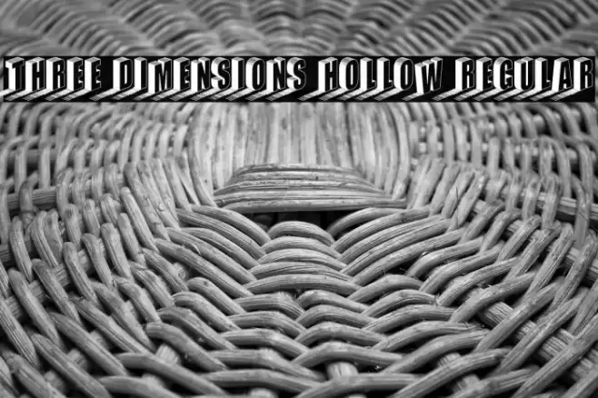 Three Dimensions Hollow Regular Fuentes examples