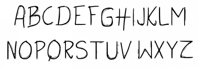 Three Dots Medium Font Litere mari