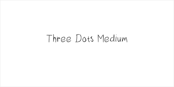 Three Dots Medium Logo