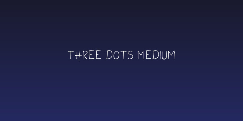 Three Dots Medium Social Header