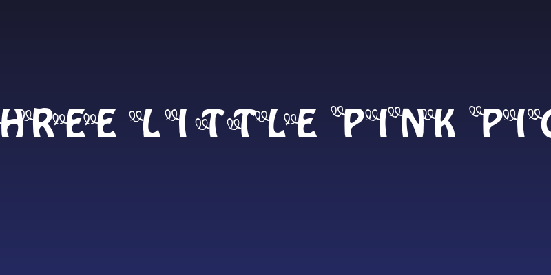 Three Little Pink Pigs Social Header
