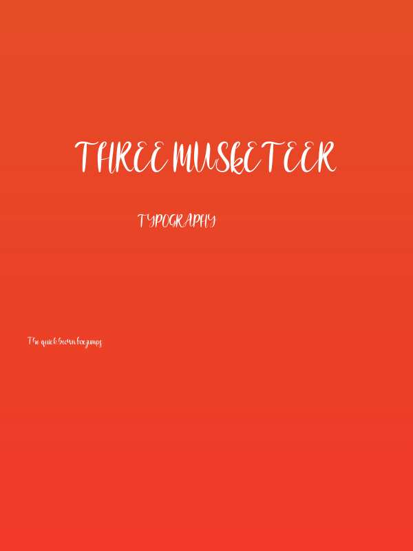 Three Musketeer Poster
