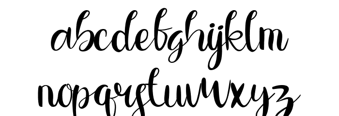 Three Musketeer Font LOWERCASE