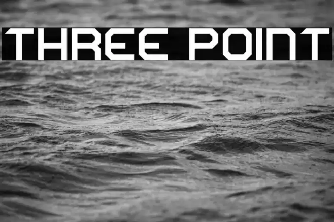 Three Point Font examples