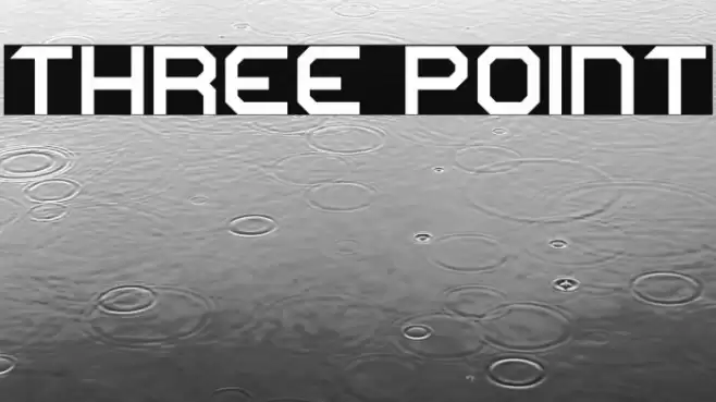 Three Point Font examples