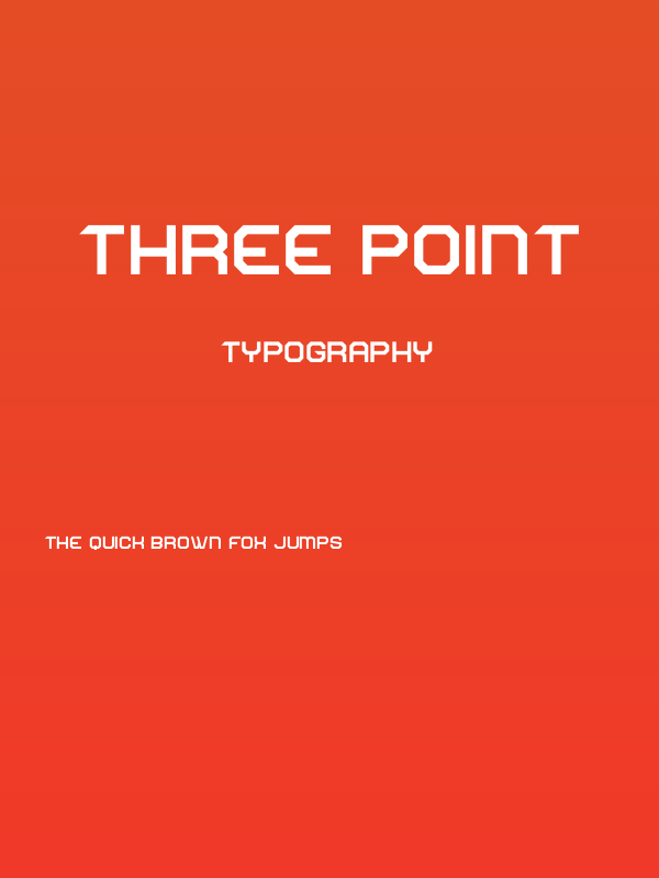 Three Point Poster