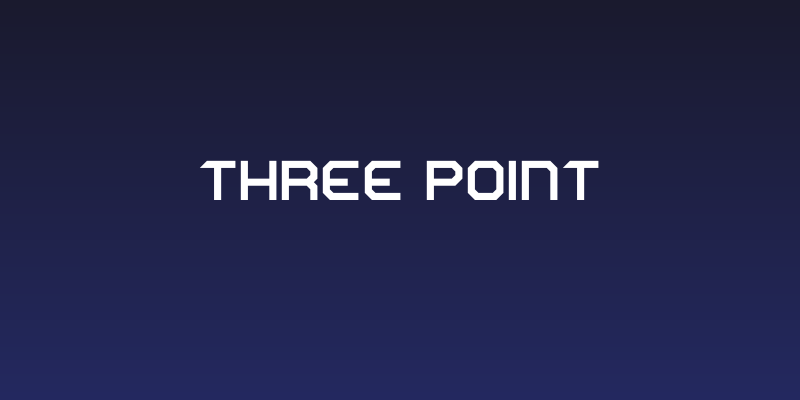 Three Point Social Header