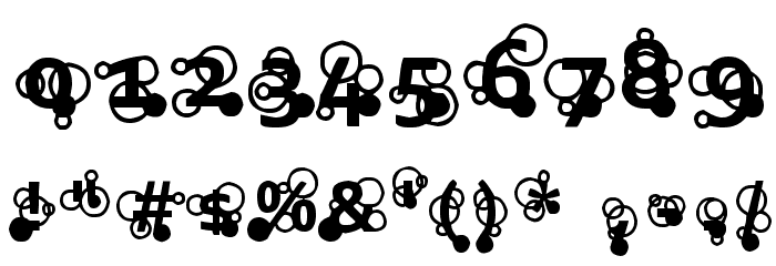 Three Ring Circus Font OTHER CHARS
