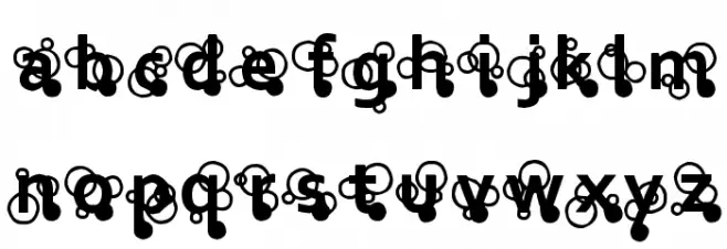 Three Ring Circus フォント 小文字