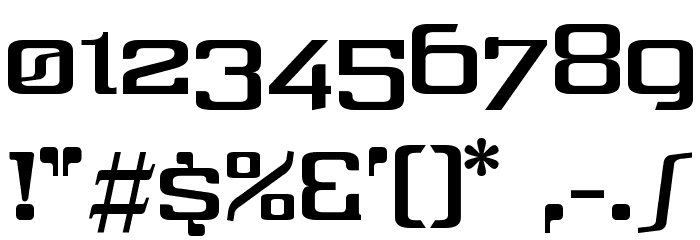 Three-Sixty Font OTHER CHARS