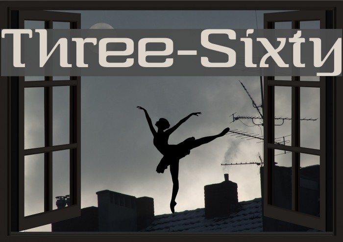 Three-Sixty Font examples