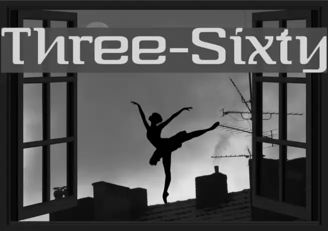 Three-Sixty फ़ॉन्ट examples