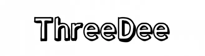 ThreeDee  Fuentes Gratis Descargar