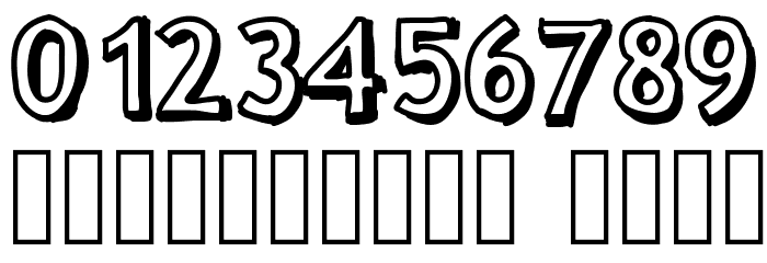 ThreeDee Font OTHER CHARS