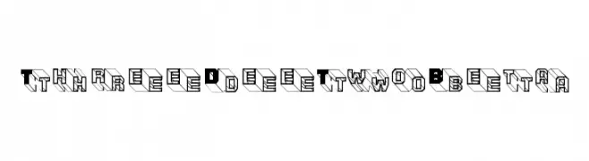 ThreeDeeTwoBeta  Fuentes Gratis Descargar