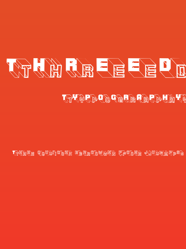 ThreeDeeTwoBeta Poster
