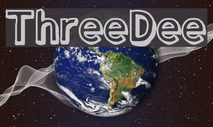 ThreeDee Font examples
