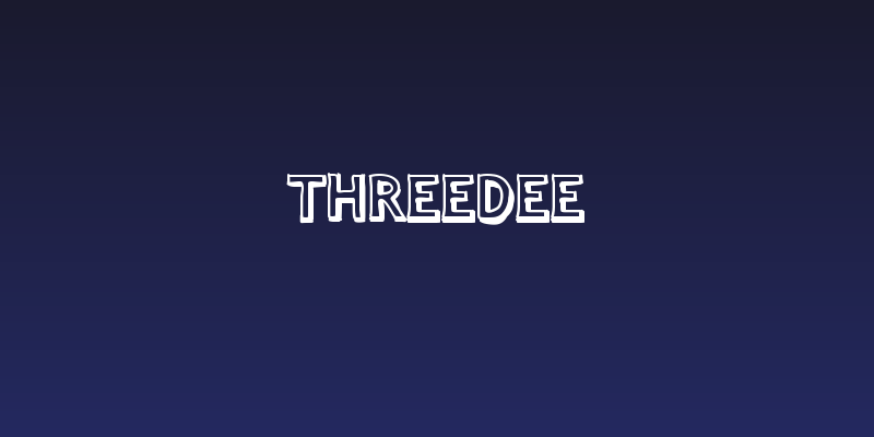 ThreeDee Social Header