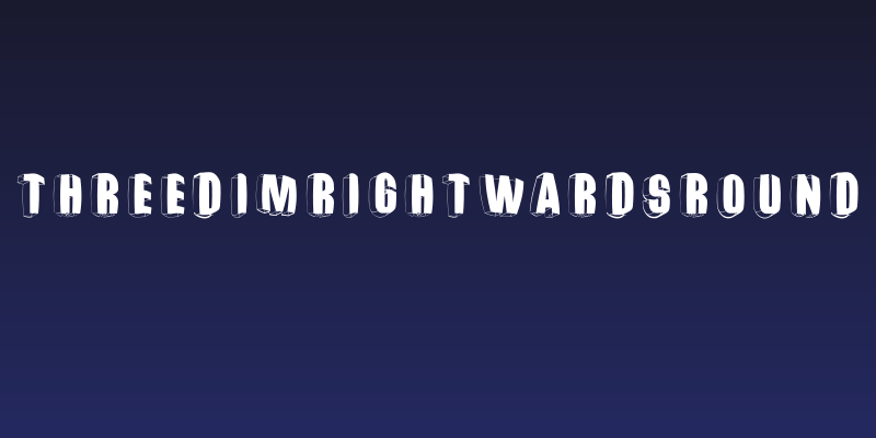 ThreeDimRightwardsRound Social Header
