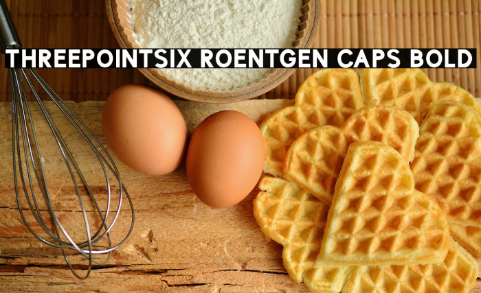 ThreePointSix Roentgen Caps Bold Example 2