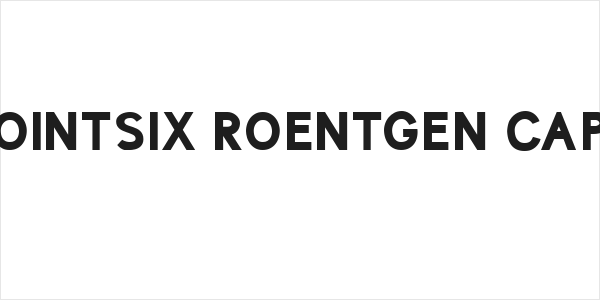 ThreePointSix Roentgen Caps Bold Logo