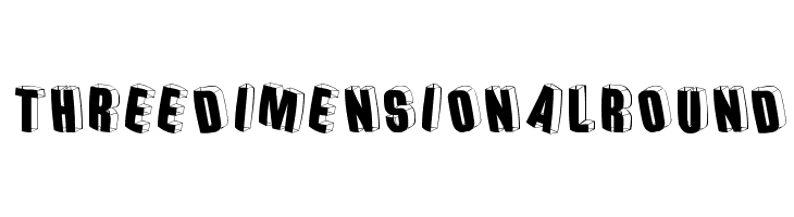 ThreedimensionalRound  Descarca Fonturi Gratis