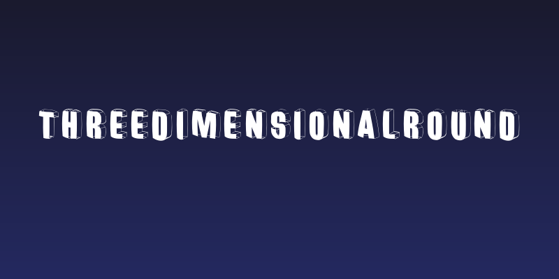 ThreedimensionalRound Social Header