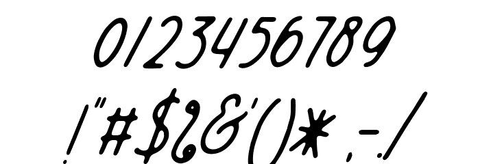 Threesixty Font OTHER CHARS