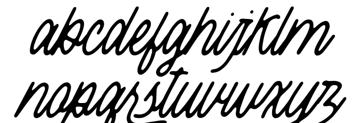 Threesixty Font LOWERCASE