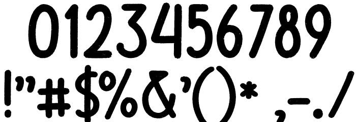 Thrello Regular Font OTHER CHARS
