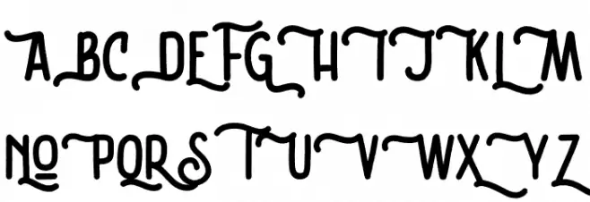 Thrello Regular 字体 大写