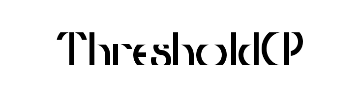 ThresholdCP  Frei Schriftart Herunterladen