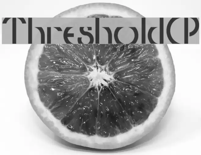 ThresholdCP Font examples