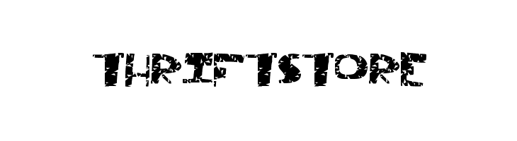 ThriftStore  font caratteri gratis