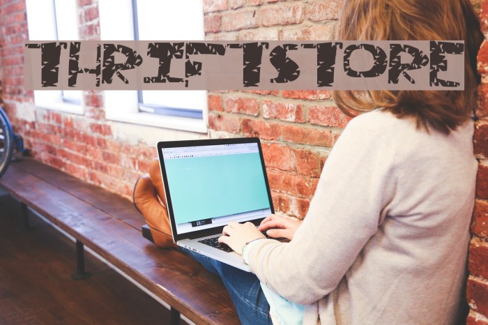 ThriftStore Font examples