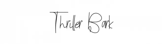 Thriller Bark  नि: शुल्क फ़ॉन्ट्स डाउनलोड