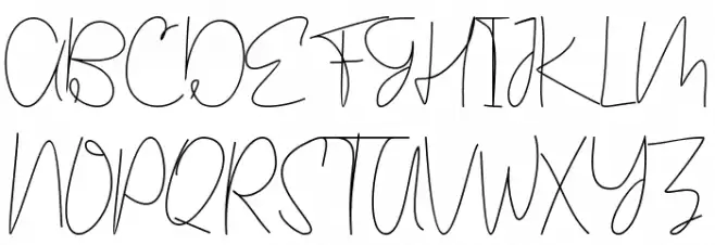 Thriller Bark Caratteri MAIUSCOLE