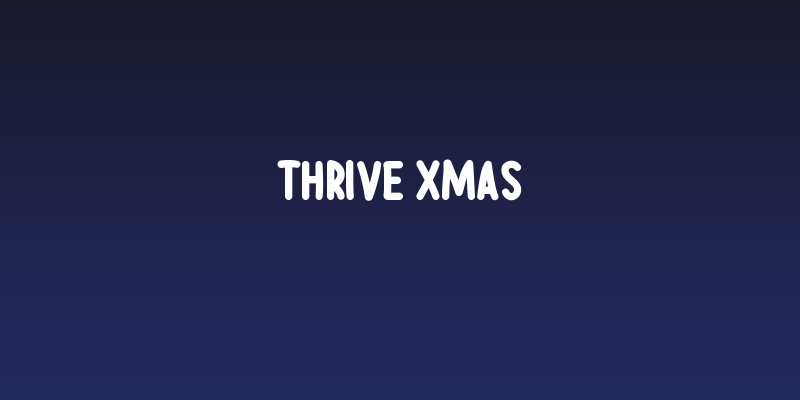 Thrive Xmas Social Header
