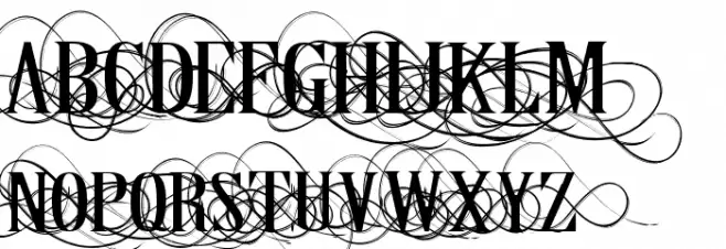 Thron Demo Schriftart Groß