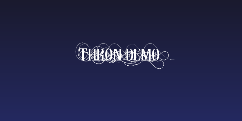 Thron Demo Social Header