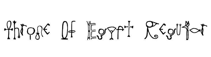 Throne Of Egypt Regular  لخطوط تنزيل