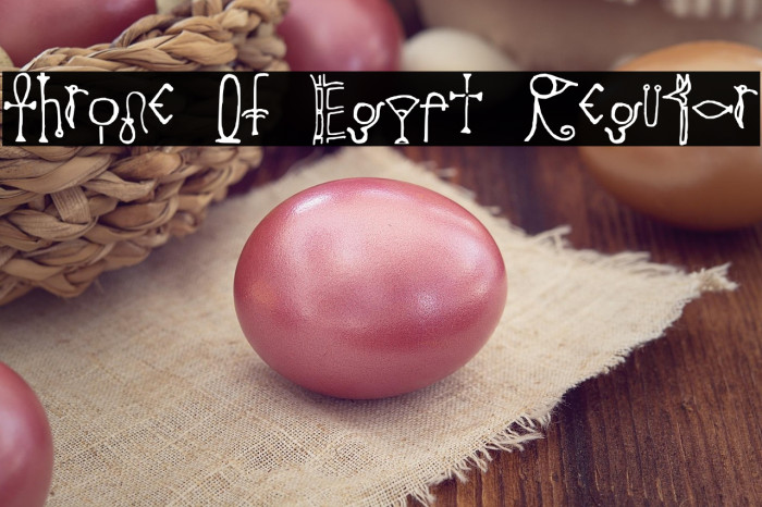 Throne Of Egypt Regular Example 1