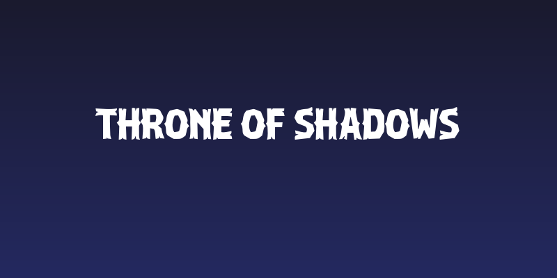 Throne of Shadows Social Header