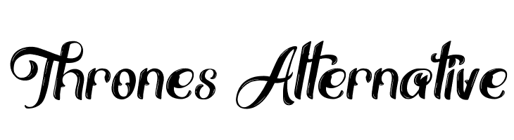 Thrones Alternative  font caratteri gratis
