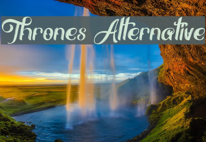 Thrones Alternative Font examples