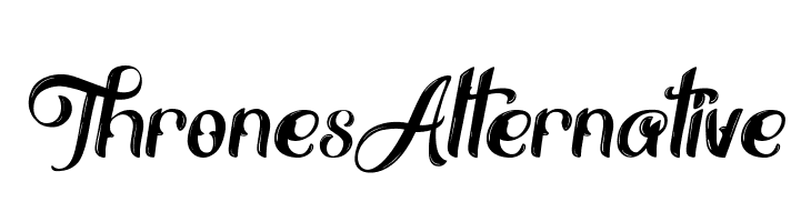 ThronesAlternative  Frei Schriftart Herunterladen