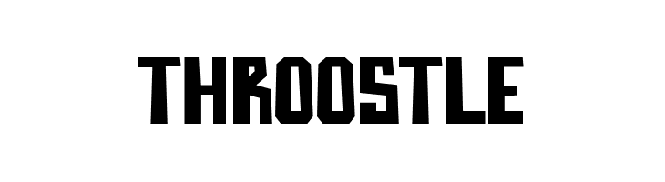 Throostle  Descarca Fonturi Gratis