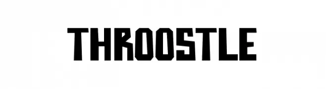 Throostle  baixar fontes gratis