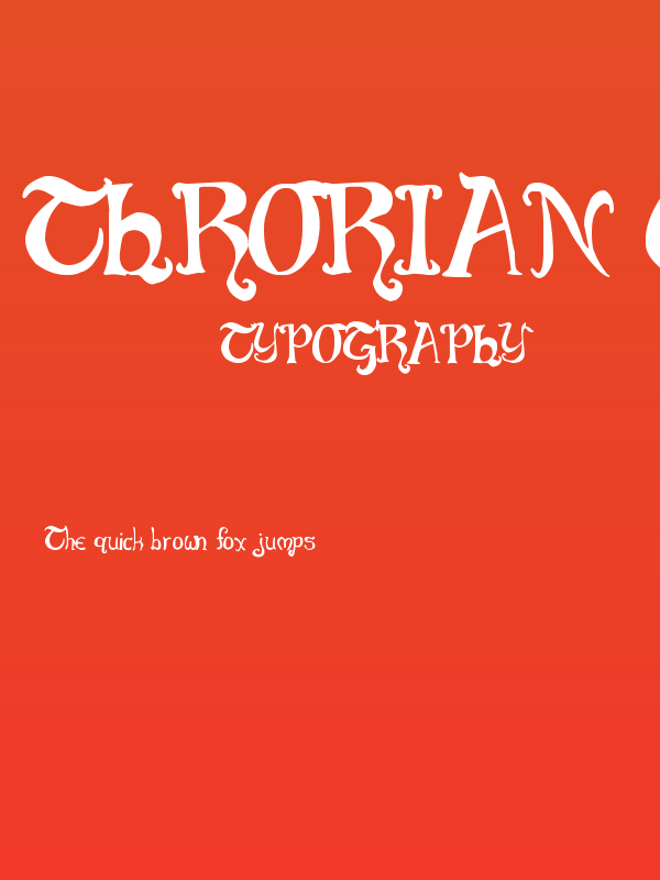 Throrian Commonface Poster