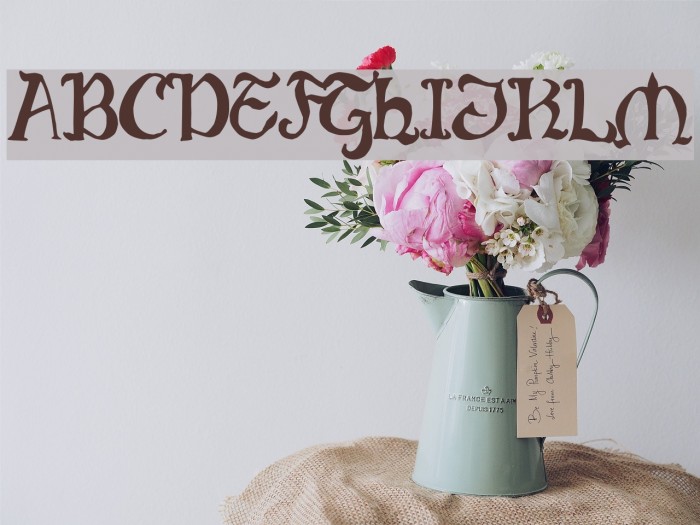 Throrian Commonface Font examples